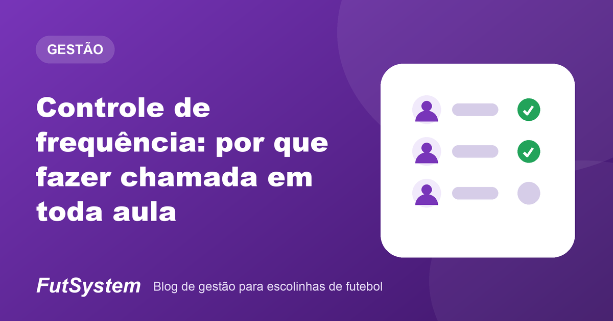 Capa do artigo: Controle de frequência: por que fazer chamada em toda aula